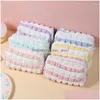 Pencil Cases Wholesale Pcs/Lot Creative Cream Puff Case Cute Aroon Bag Pen Box Stationery Pouch School Supplies Gifts Drop Delivery Dhawj