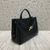 Bags Leather East/west Underarm Andiamo Designer Large Bag Shoulder One Botteega Venetas Handheld Girl New with High-end Woven Crossbody Bucket Women CEQI