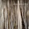 Other Event Party Supplies Black Star Rain Curtain for Birthday Decoration Wedding Room Background Decor Banquet Festival Door 2m 1m 231101