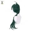 Genshin Impact Kaeya hommes 80 cm longue encre-vert perruque Cosplay Costume résistant à la chaleur cheveux synthétiques Peluca Anime perruques cosplay