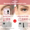 Eyelash Curler Ckeyin Electric uppvärmd ögonfrans curler Snabbt uppvärmning långvarig Lash Curler Silikon Eyelashes Clip Make Up Tool for Women 231102