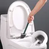 Набор аксессуаров для ванны WC с чистящей кистью с длинным обработкой силиконовой туалет Домохозяйства Чисты