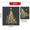 Wall Stickers 1Pack Christmas Tree Window Clings for Glass Xmas Decals Home Decorations Holiday Decoration Party 231101