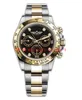 20 Estilo 40 mm Watch 116500 Panda 116508 116520 Relojes deportivos 2813 Relojes de movimiento automático Dial blanco Montre de Luxe Wutwatches