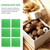 Baking Tools 200 Pcs Chocolate Wrappers Reusable Portable Candy Foil Gift Wrapping Paper Tin Useful Storage Aluminum Packing Colorante Para