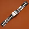 Bracelets de montre Bracelet de montre en acier inoxydable de 20 mm, extrémité plate, fermoir à déploiement à double bouton poussoir, bracelet en métal de remplacement pour TAG HEUE 231101