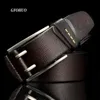 Ceintures 4 CM largeur mode Style britannique Double boucle ardillon haute qualité ceinture en cuir véritable pour jean décontracté pour homme ceintures sangle 231101