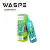 Original WASPE Puff 12000 jetable Vape stylo Pod dispositif bouffée 12K/10K/9K rechargeable en option e cigarette