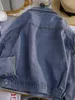 Kadın Ceketleri Denim Chic Ceket Kadınlar 2023 İlkbahar Yaz Kıyafetleri Zarif Rhinestone Sequins Gevşek Büyük Boy Kot Ceket