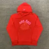 Erkek Hoodies Sweatshirts Örümcek Hoodies Tasarımcı Mens Kazak Kırmızı Sp5der Young Thug 5555555 Melek Erkekler Kadın Hoodie İşlemeli Web Sweatshirt Boyutu S/M/L/XL/XXL