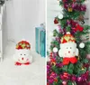 Decorações de Natal 1pcs de alta qualidade Decoração de porta de árvore fofa Santa Elk/Christman/Snowman Rena