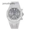 AP Swiss Luxury Wrist Watches Men's Watch Royal AP Oak Series 26239BC Frost Gold Grey Plate Men's 18K Platinum Wristwatch