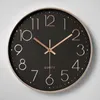 Horloges murales Creative Mode Horloge En Plastique Design Moderne Muet Salon Décorations Accessoires Pour La Maison Relojes De Pared