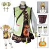 ANIMECC Genshin Impact Yaoyao Cosplay Costume perruque sac enfants robe Lolita adulte bel uniforme Halloween carnaval pour femmes filles cosplay