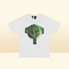 DHstreetwear Camisas verde escuro derretendo grande camiseta de manga curta e