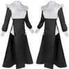 Nun Suit Cosplay Halloween Christmas Uniform Sexy Maid Dress Sister Costume White Long Wig cosplay