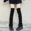 Kvinnors strumpor förlänger 70 cm över knä japansk jk enhetlig lolita flicka söt kawaii stapla upp stickad fotuppvärmning