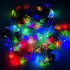 LED Luminous Large Intestine Hair Circle Scrunchies Women Girls Headwear Fat Intestine Hair Rope Wrist Band Hair Accessories