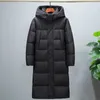 Parkas masculinas para baixo jaqueta de marca roupas de inverno casaco x-long masculino parkas com capuz engrossar quente ganso jaquetas de inverno neve outerwear 231101