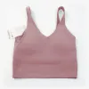 LL-088 Kadın Spor Yoga Sütyen Seksi Tank Top Sıkı Yoga Yelek Göğüs Pedi ile Yok Yumuşak Atletik Fitness Giysileri Özel Logo