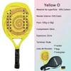 Tennisrackets Tennisracket voor Partner Big Sells Strandtennisracket van koolstof- en glasvezel met beschermende hoes Zacht gezicht 231101