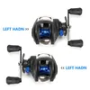 BAITCASTING REELS 2023 AK200 7.2: 1 Hög hastighet Fiskrulle vänster Högerbromssystem 8 kg draghjul -40