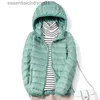 Parkas en duvet pour femmes 13 couleurs 2023 nouveautés femmes mode courte ultralégère mince emballable vestes bouffantes Fe doux Style coréen manteaux en duvet L231102