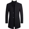 Men's Wool Blends Winter Jackets Men Coats Solid High Quality Streetwear Thicken Business Woollen Coat Clothing Outerwear AF2811 231102