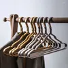 Hangers 10Pcs Hanger Durable Anti-slip Antideformation Aluminium Alloy Closet Dress Clothing Towel Multifunction Storage Rack