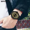 Wristwatches SANDA Brand Men's Electronic Watch Fashion Led Date Stopwatch Sport Wristwatch Casual Male Electric Hand Clock Watches Mens