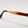 Optyczne okulary dla mężczyzn Kobiety retro projektant TVR 532 Moda octanowe ramy z włókna szklanego europejskie i amerykański okrągły styl przeciwblasowy Light Lens Plax z pudełkiem
