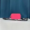 디자이너 가방 스냅 샷 새로운 여러 가지 빛깔의 어깨 가방 카메라 여성 패션 타이 염료 럭셔리 가죽 크로스 바디 반짝이 스트랩 지갑 회색 가방