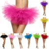 Stage Wear Pretty Girl Elastic Stretchy Tulle Dress Adult Tutu 5 Layer Skirt