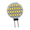 Lampada a 24 LED per armadietto marino, camper, auto, 12V, luce bianca calda