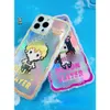 Coque de téléphone pour Couple, Cosplay Demon Slayer, Agatsuma Zenitsu Nezuko, Laser, Anime Kimetsu No Yaiba, cadeaux cosplay