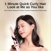 カーリングアイアン自動ヘアカーラースティックプロフェッショナル回転カーリングアイアン28mm電気セラミックカーリングネガティブイオンヘアケア女性231102