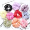 Tulle chiffon large intestine loop headwear for women's hair loops