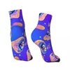 Men's Socks Hippie Boho Mushroom With Eyes Short Unique Casual Breatheable Adult Ankle