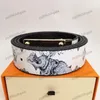 High quality womens belt mens belts buckle sports leisure fashion women Waistband free delivery New Lion Rhinoceros print Width3.8cm with box