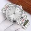 여성 시계 디자이너 시계 Lady 3135 3235 Jubilee 36mm 기계식 손목 시계 904L Bezel White Dial Mens Movement Watch 41mm 굴 팔찌 선물