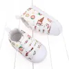 0-1 år småbarn First Walkers Casual Front Tie Up Sports Soft Soled Baby Walking Shoes Sneakers 30 Par Wholesale