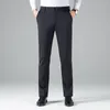 Erkek Suitler Erkekler Business Casual Takım Pantolon Siyah Gri Donanma Uygun Pantolon Ofis Giyim Naylon Spandex Karışmış Kumaş Zarif 4 Sezon