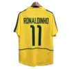 QQQ8 1998 Soccer Jerseys 2002 Retro Shirts Carlos Romario Ronaldinho 2004 Camisa de Futebol 1994 Brasils 2006 1982 Rivaldo Adriano