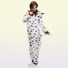 Dalmatian Dog Women039s and Men039s Animal Kigurumi Polar Fleece Costume for Halloween Carnival New Year Party welcome Drop 2904666