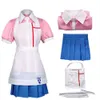 Danganronpa Mikan Tsumiki Cosplay Costume Anime Uniform Woman Dress Complay Cosplay