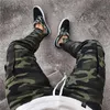 Jeans pour hommes hommes travail militaire cargo camo combat plus taille pantalon côté bande hip pop style streetwear pantalon décontracté camouflage streetw 231101