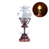 ملحقات Doll House 1 12 Dollhouse مصغرة LED LED Candlestick Lamp Desk Home Lighting Model Decore Decord 231102