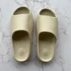 Top sport market Sandals Slides Slippers Men Women Glow Green Sand Black Bone White Onyx Cream Slide Sandals Big Size 15