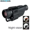 Kamery IP P1S Cyfrowe Nocne Zakres monokularny Nocny Vision Full Dark 150m z DVR 5X Zoom Vision Urządzenie 231101