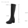 Boots Winter Chelsea Boots High Boots Platform Leather Cheels relegant Knee High Boot Autumn Long Long Shoes Designer 231102